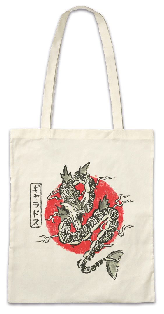 Beuteltasche Japanese Dragon I Stofftasche Japan Drache Drachen Asien Asia China