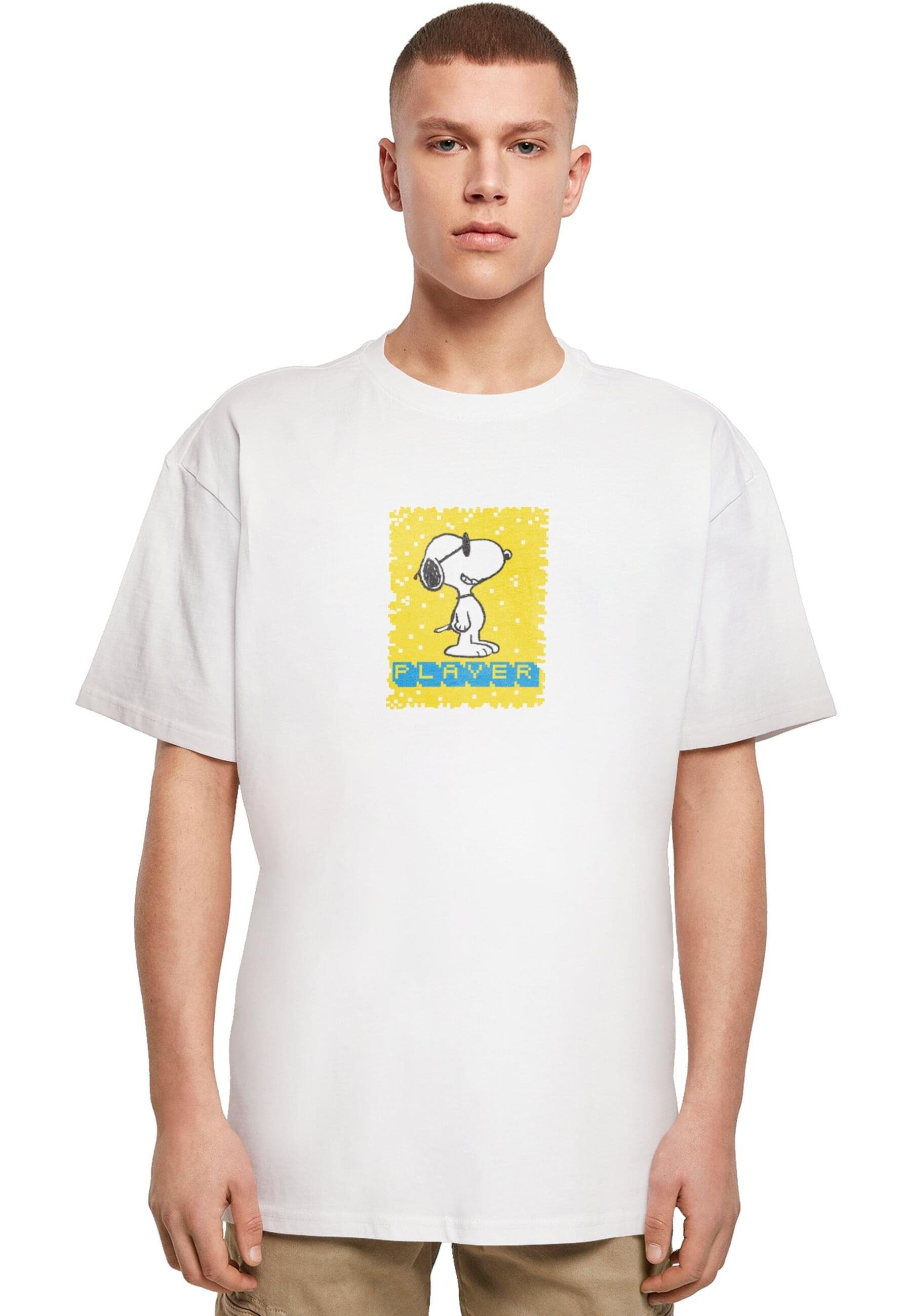 Merchcode T-Shirt Herren Ladies Peanuts - Player Heavy Oversize Tee (1-tlg) white