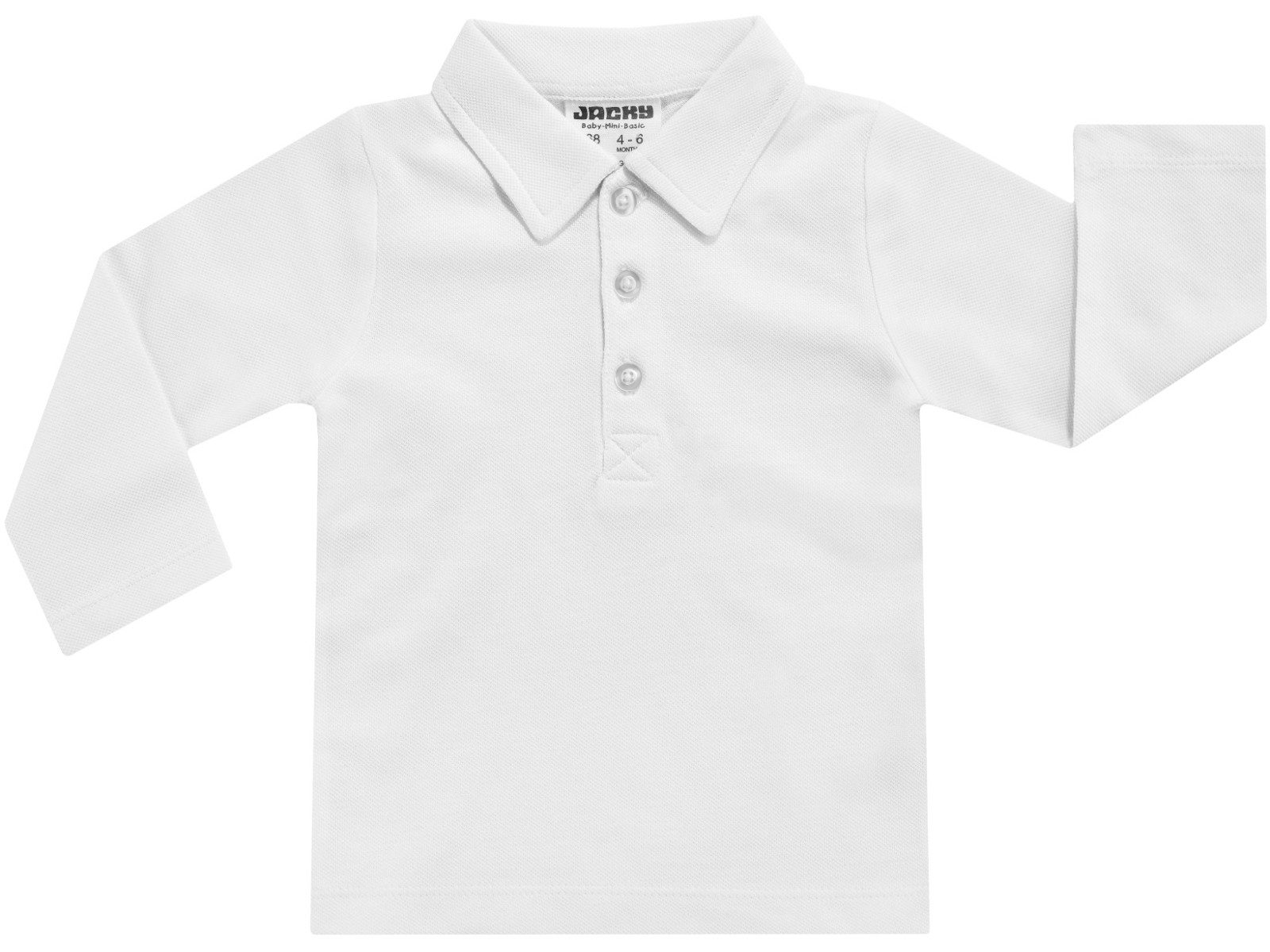 JACKY Langarm-Poloshirt festlich