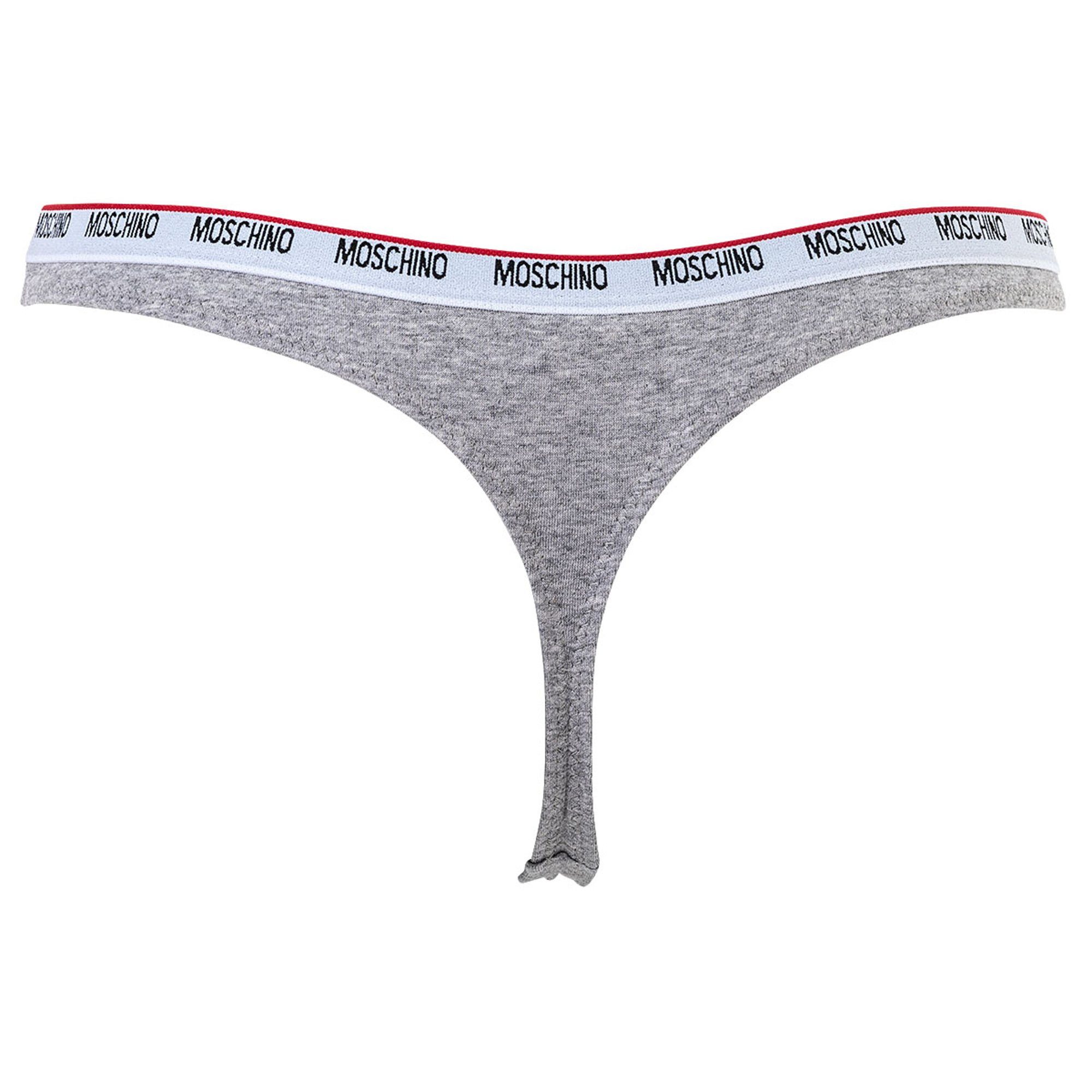 Moschino Slip Damen Slip 1er Pack Baumwollmischung (Packung, 1er Pack)