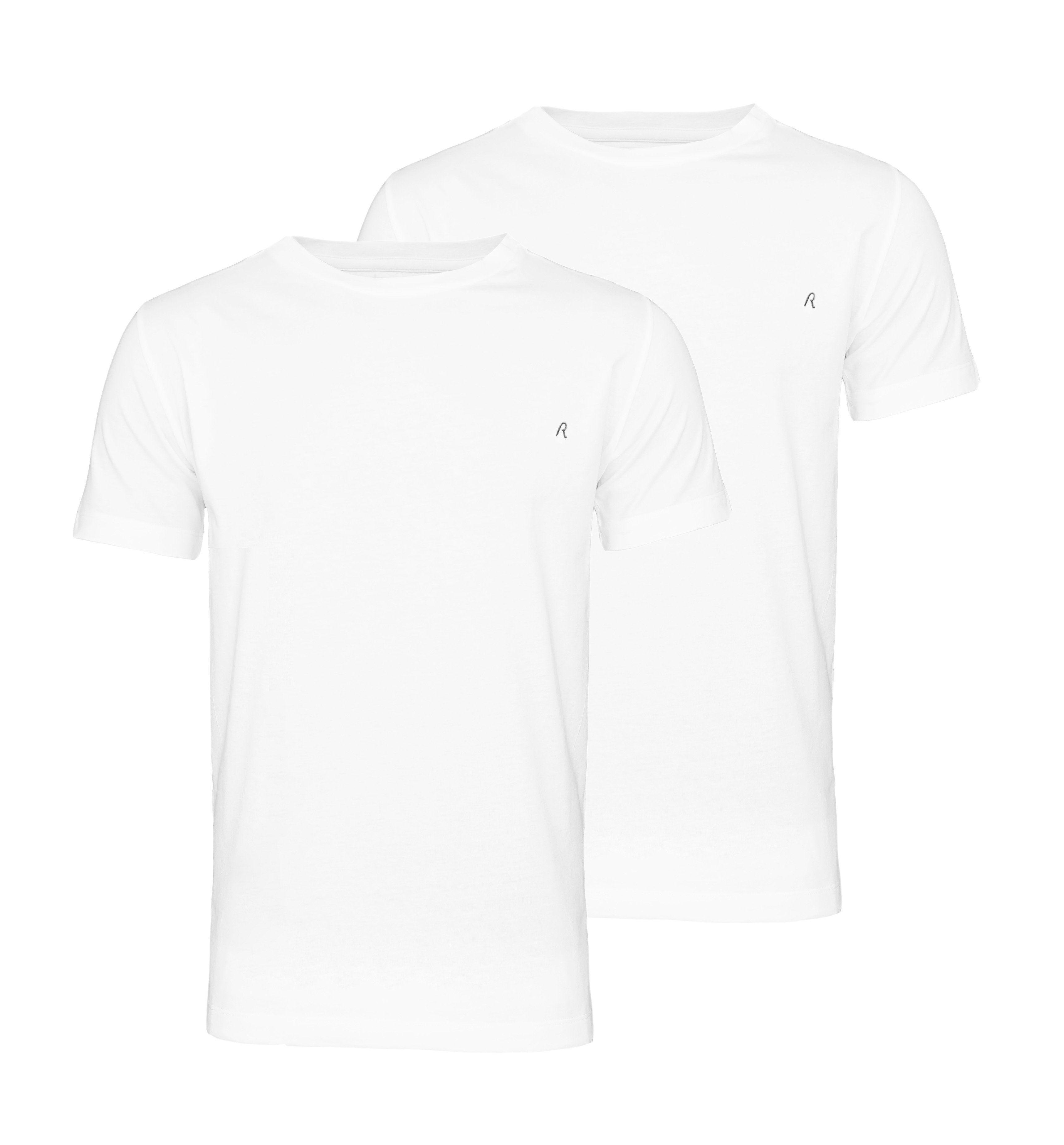 Herren Shirts Replay T-Shirt Basic Rundhals (2-tlg., 2er-Pack)