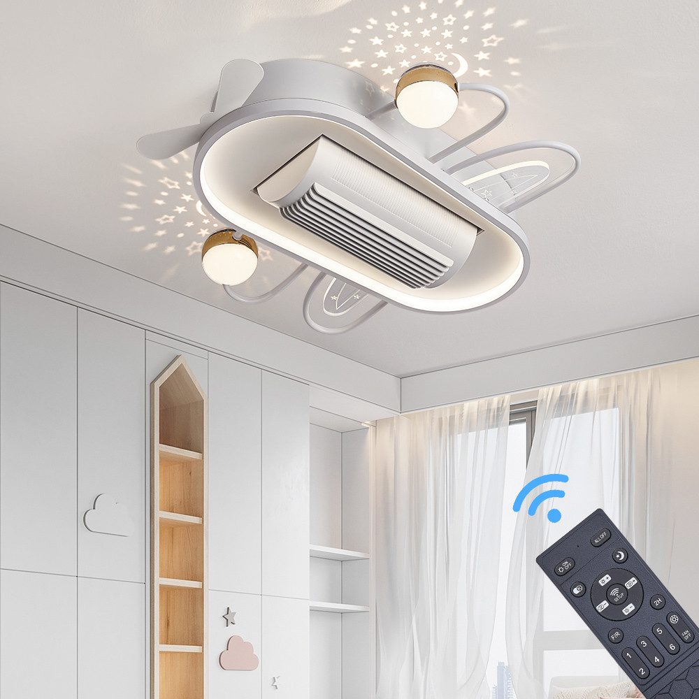 Euroton Deckenventilator Deckenventilator mit LED Beleuchtung günstig online kaufen