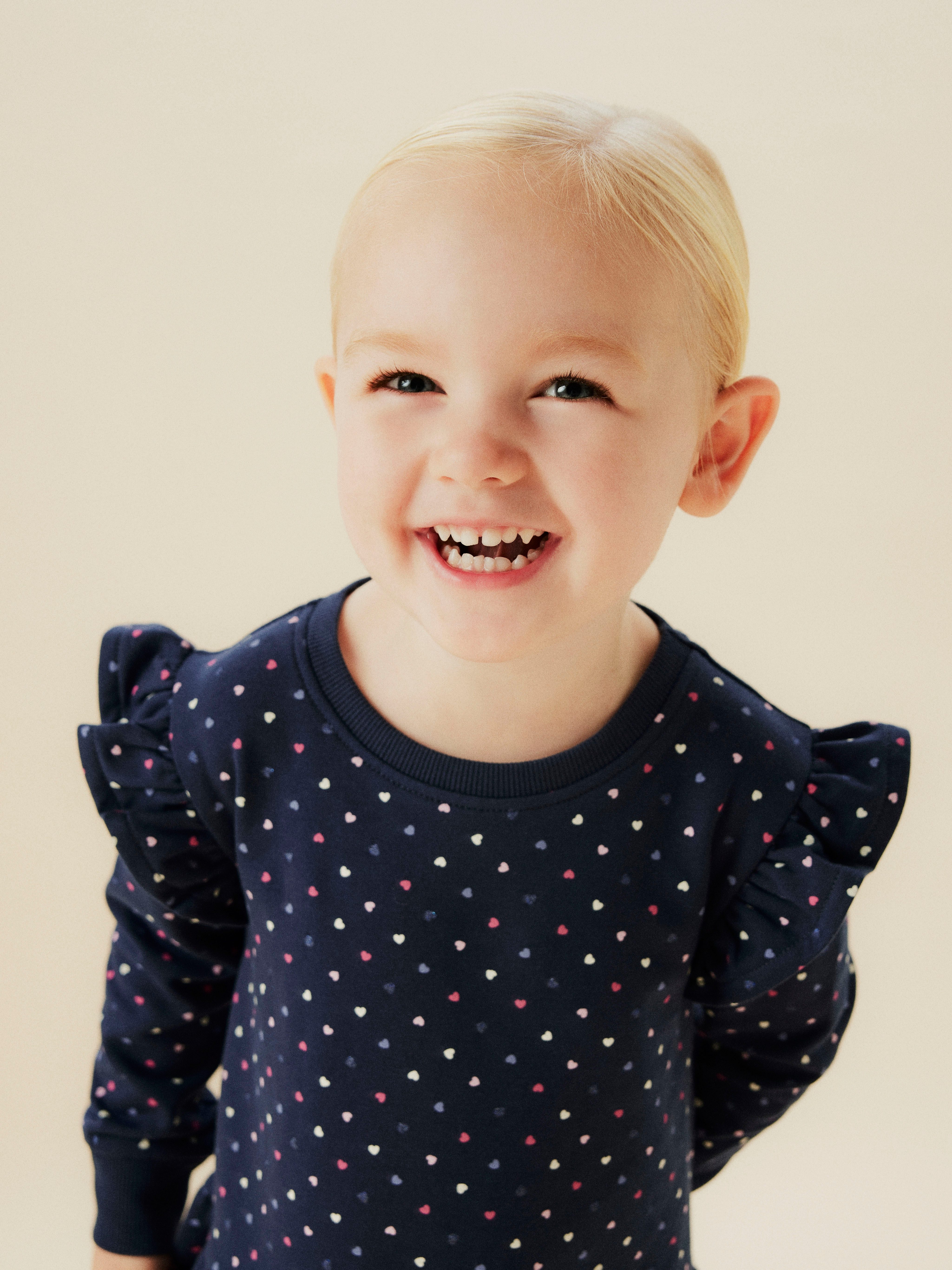 Name It Minikleid NMFOEANA LS SWE DRESS BRU PB