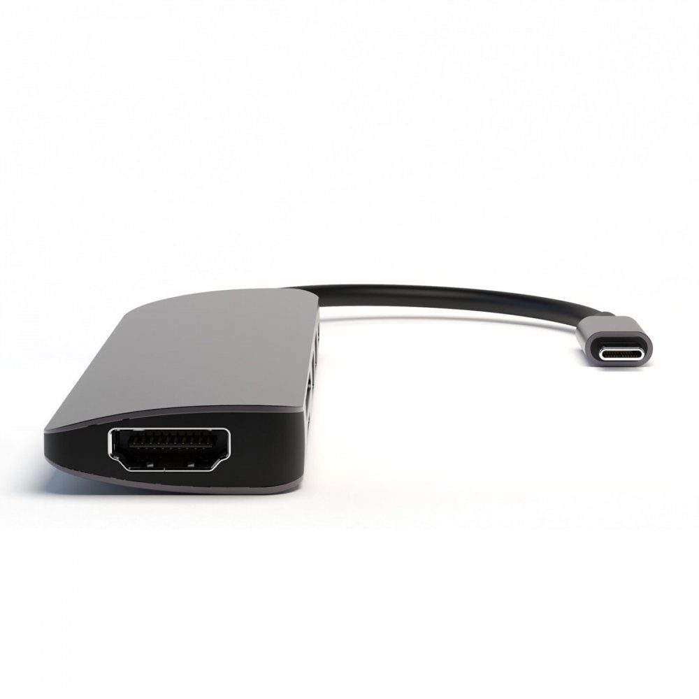 4smarts 6in1 Hub - Dockingstation - spacegrau Computer-Adapter