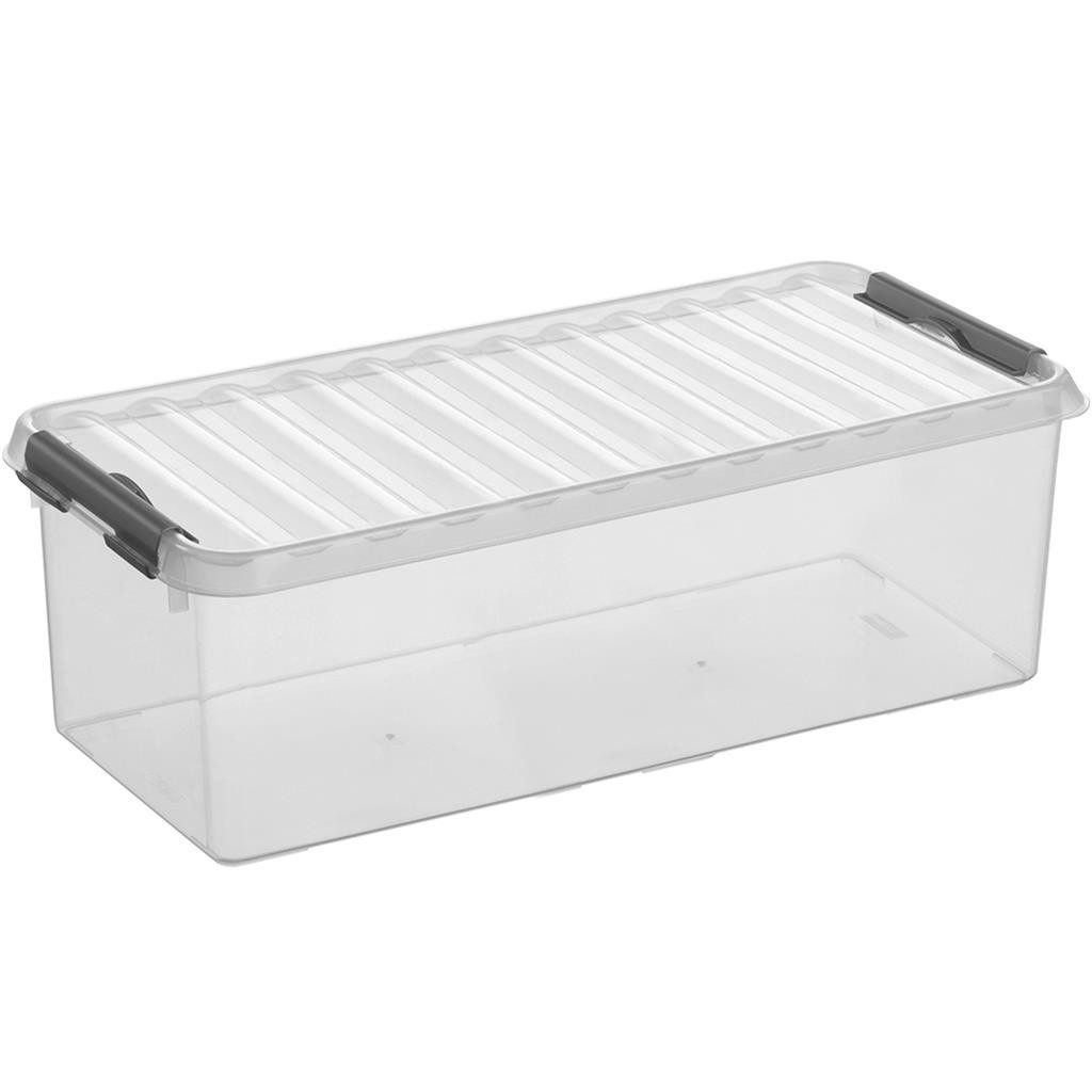 Aufbewahrungsbox Q-line 9,5L Box für vielseitige Aufbewahrung im Längsformat