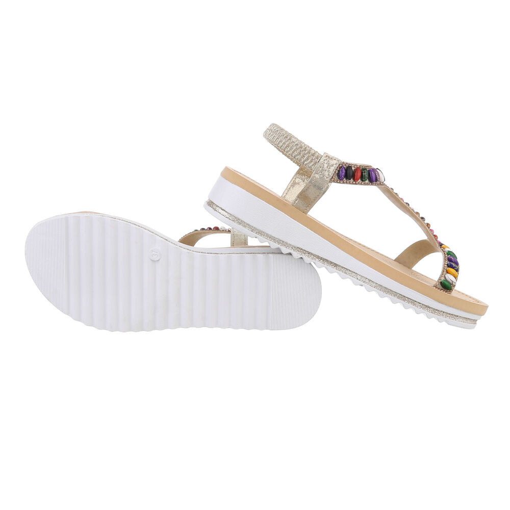 Ital-Design Damen Freizeit Riemchensandalette (86016933) Keilabsatz/Wedge günstig online kaufen