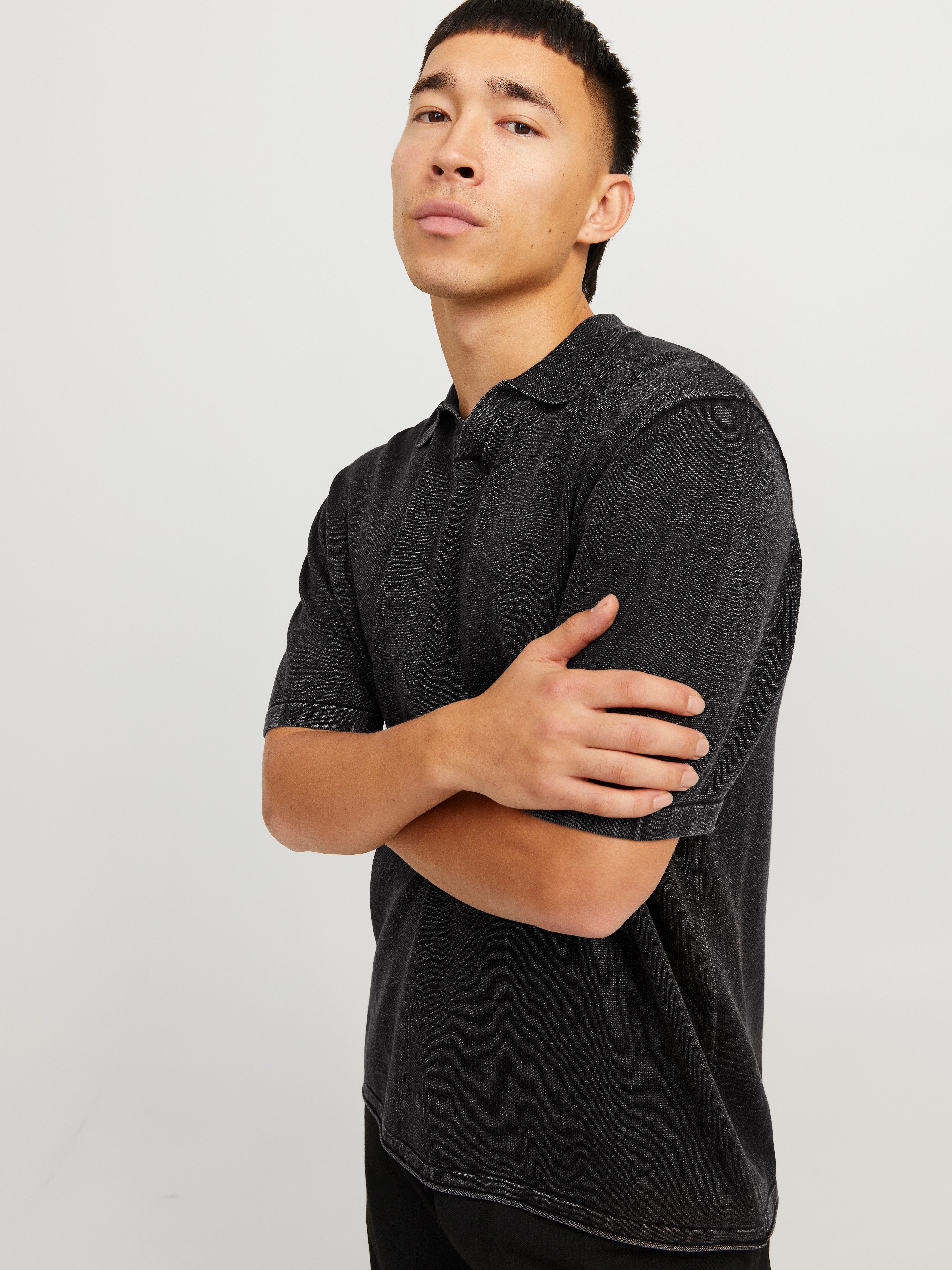 Jack & Jones Kurzarmpullover JJELEO KNIT günstig online kaufen