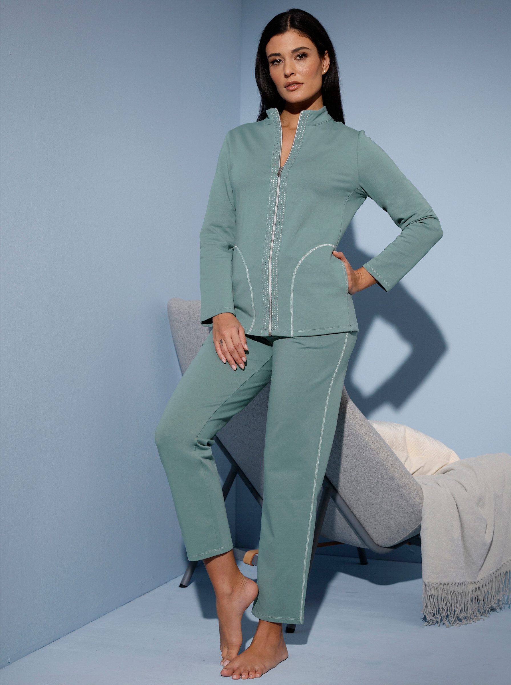 creation L Trainingsjacke Jacke Langarm