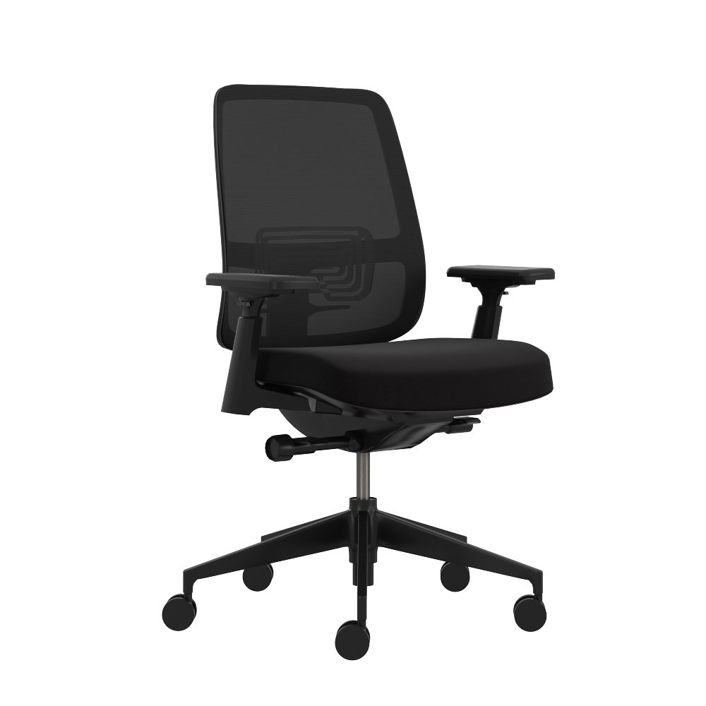 Bürodrehstuhl bequemer Bürostuhl – Haworth Lively, ergonomisch, Drehstuhl