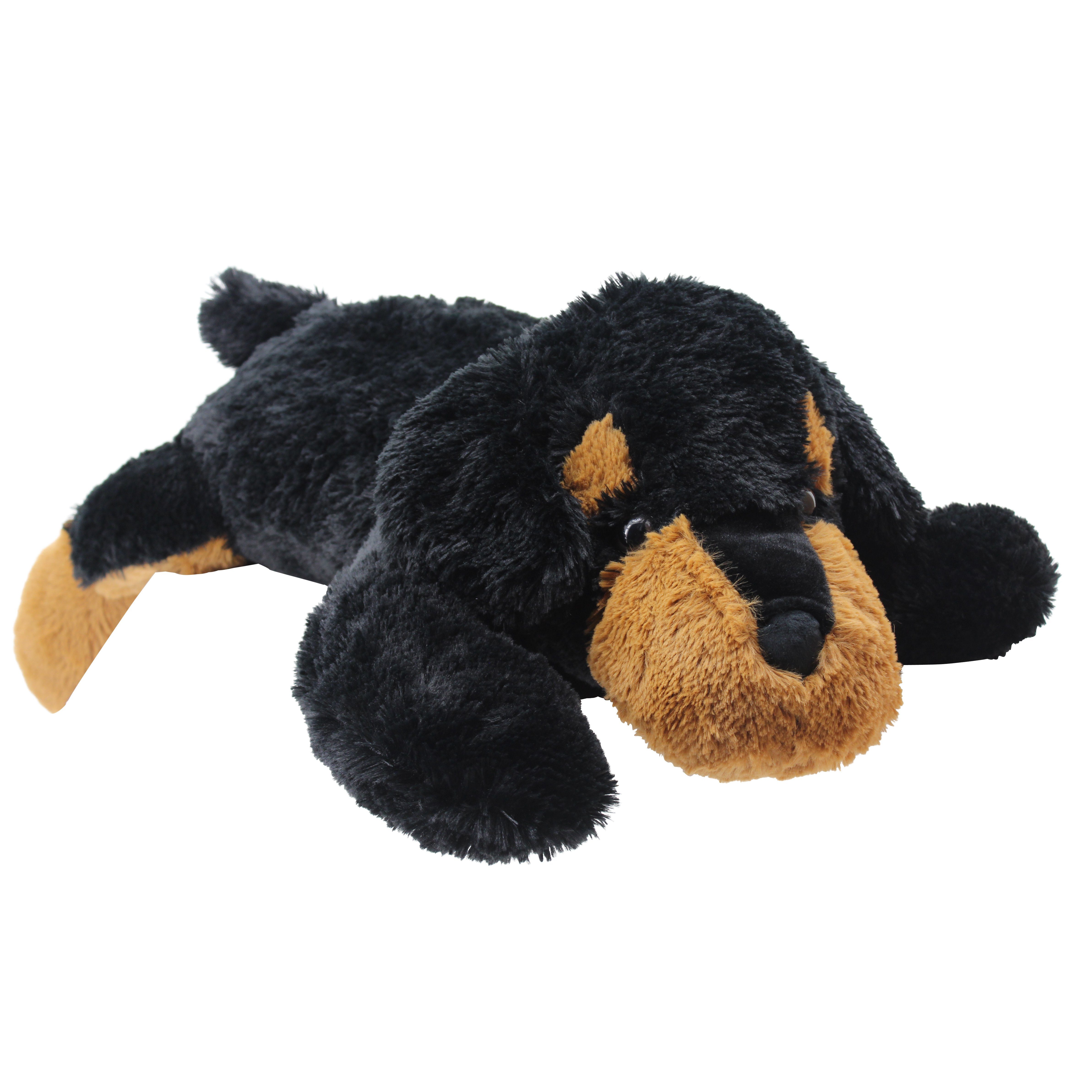 Sweety-Toys Kuscheltier Sweety Toys 5512 Rottweiler Plüschhund - ca. 80 cm groß - schwarz