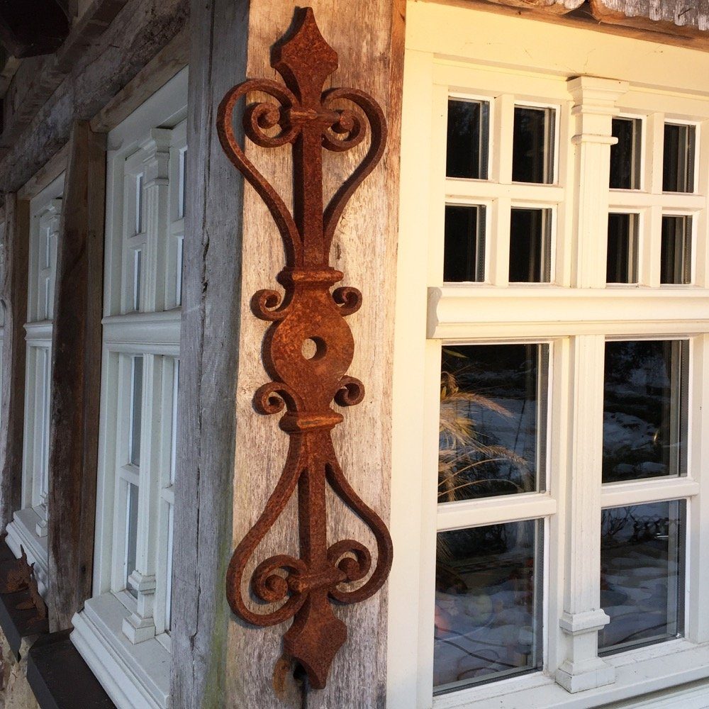 Antikas Wandanker Fachwerkbalken Anker Wandanker antike Pfettenanker Dachpfetten Anker