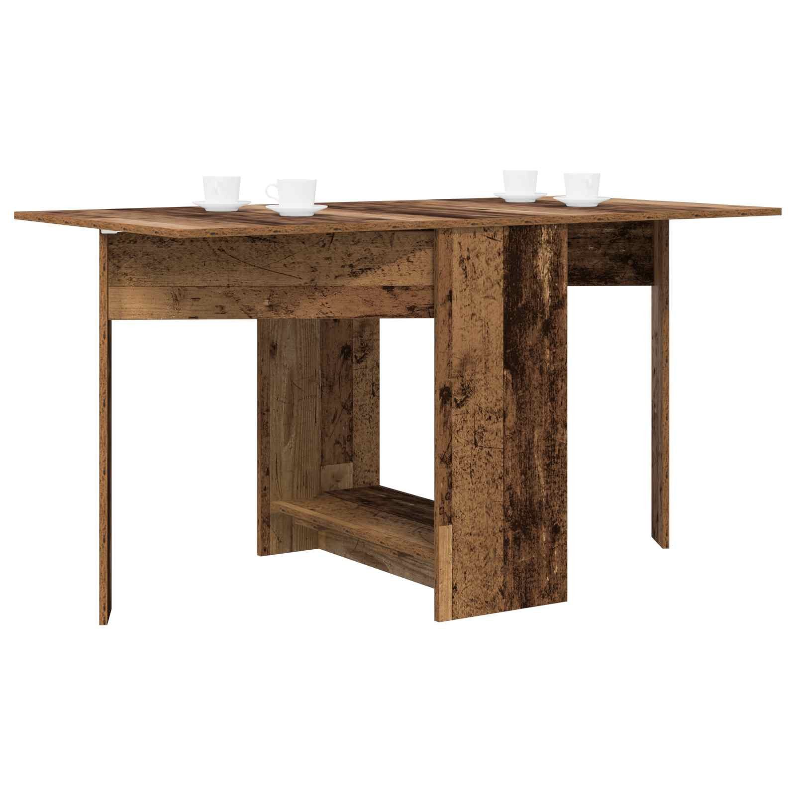 vidaXL Esstisch Esstisch 138 x 70 x 73,5 cm Holzwerkstoff Altholz Rechtwinklig (1-St)