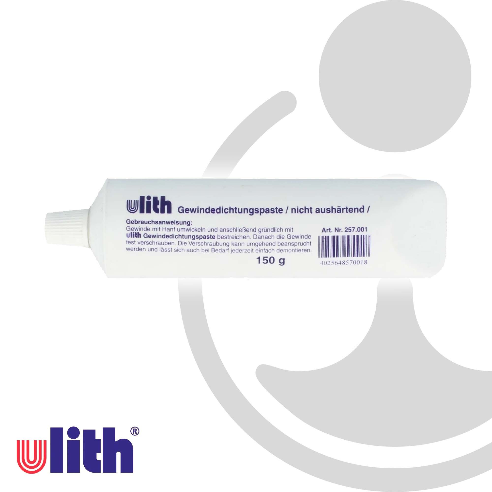 Ulith Gewindedichtung Gewindedichtungspaste mit DVGW-Zulassung Tube mit 150 gr.