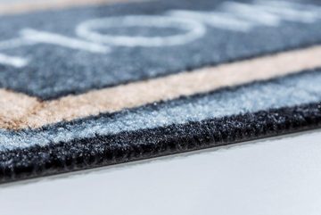 Fußmatte Deco Brush 1630, ASTRA, rechteckig, Höhe: 7 mm, Schmutzfangmatte, mit Spruch, In -und Outdoor geeignet