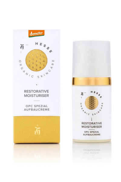 Hesse Organic Skincare Feuchtigkeitscreme RESTORATIVE MOISTURISER – OPC SPEZIAL AUFBAUCREME – Großporige Haut