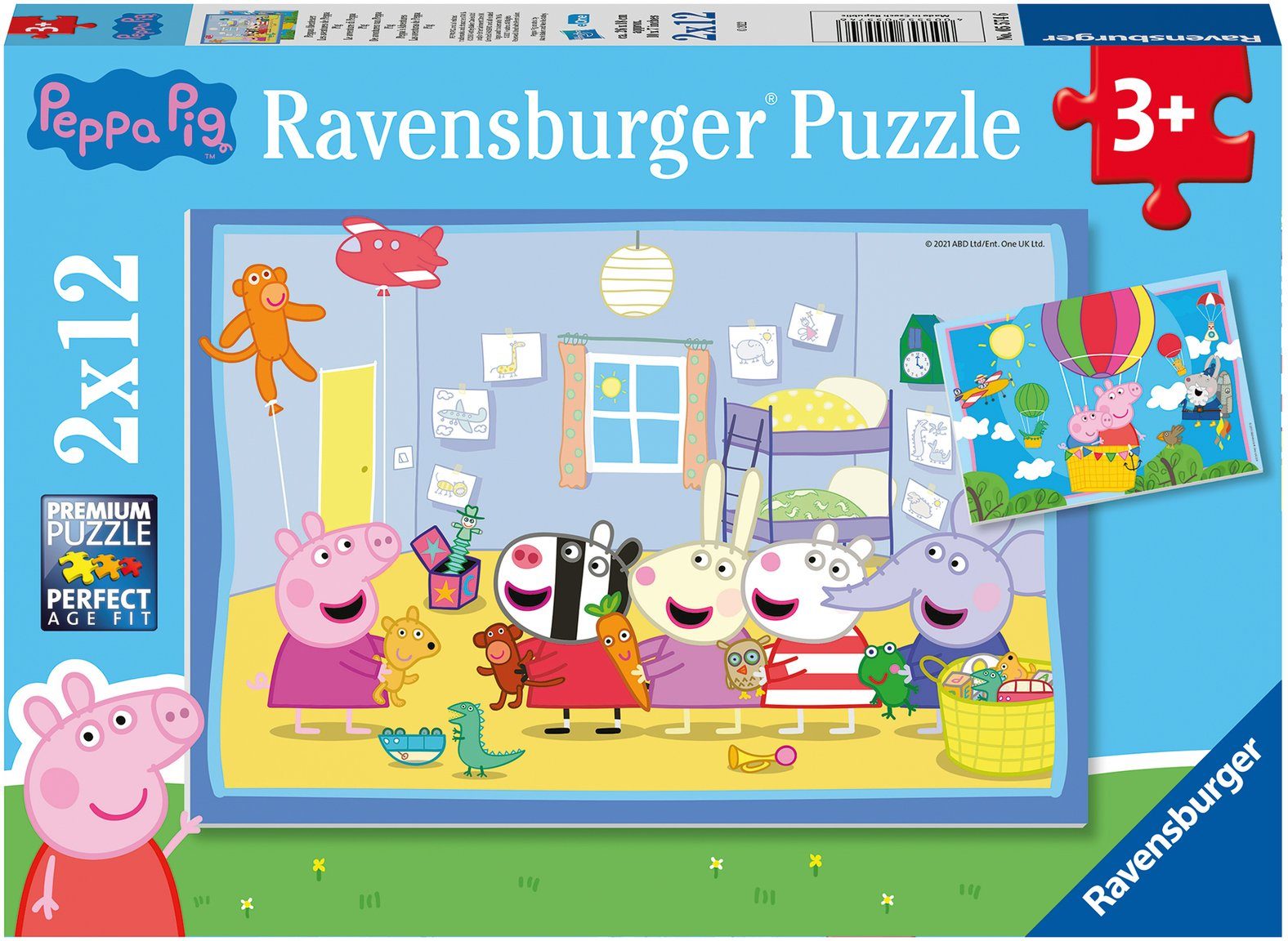 Ravensburger Puzzle Peppas Abenteuer, 12 Puzzleteile, Made in Europe günstig online kaufen