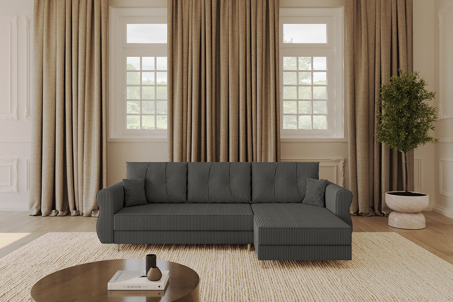 ALTDECOR Ecksofa APOL-L, Couch mit Schlaffunktion, günstig online kaufen