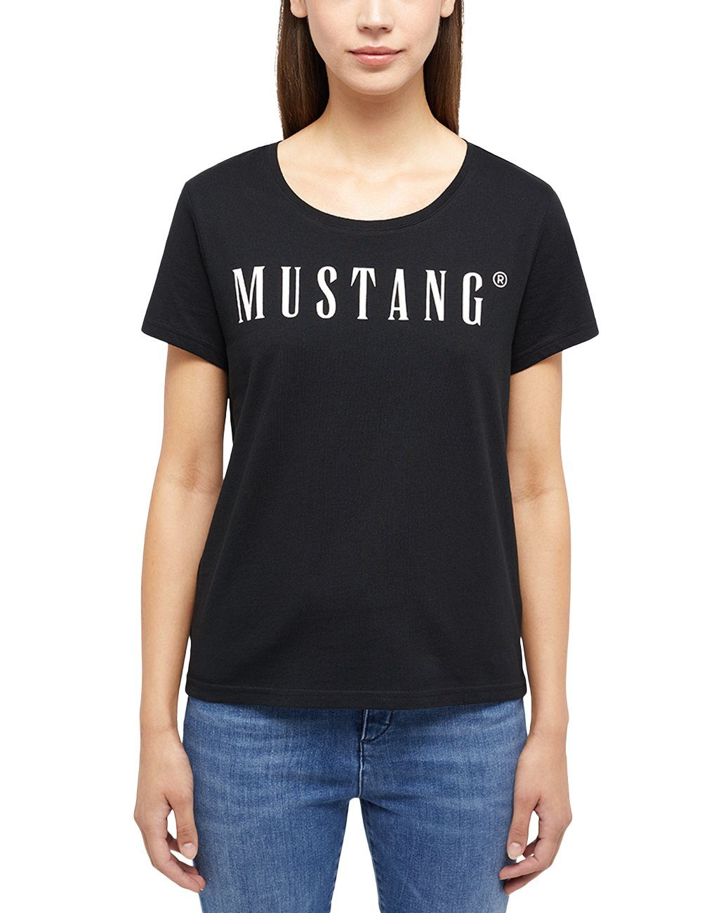 MUSTANG Rundhalsshirt ALMA