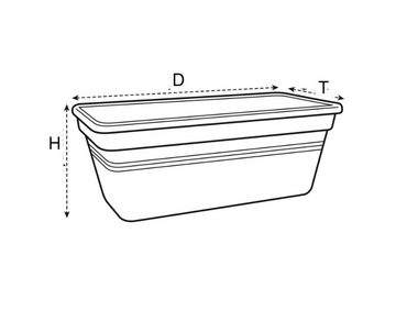 Elho Blumenkasten Green Basics Garten XXL Pflanzhasten Outdoor