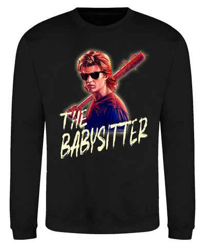 Quattro Formatee Sweatshirt The Babysitter - Stranger Things Hawkings Пуловери Sweatshirt (1-tlg)
