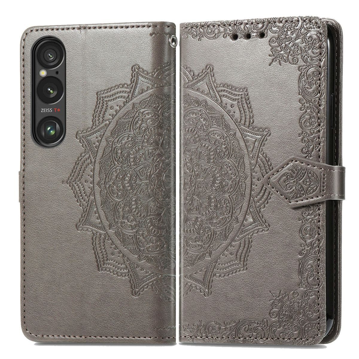 König Design Handyhülle Sony Xperia 10 VI, Schutzhülle Schutztasche Case Cover Etuis Wallet Klapptasche Bookstyle