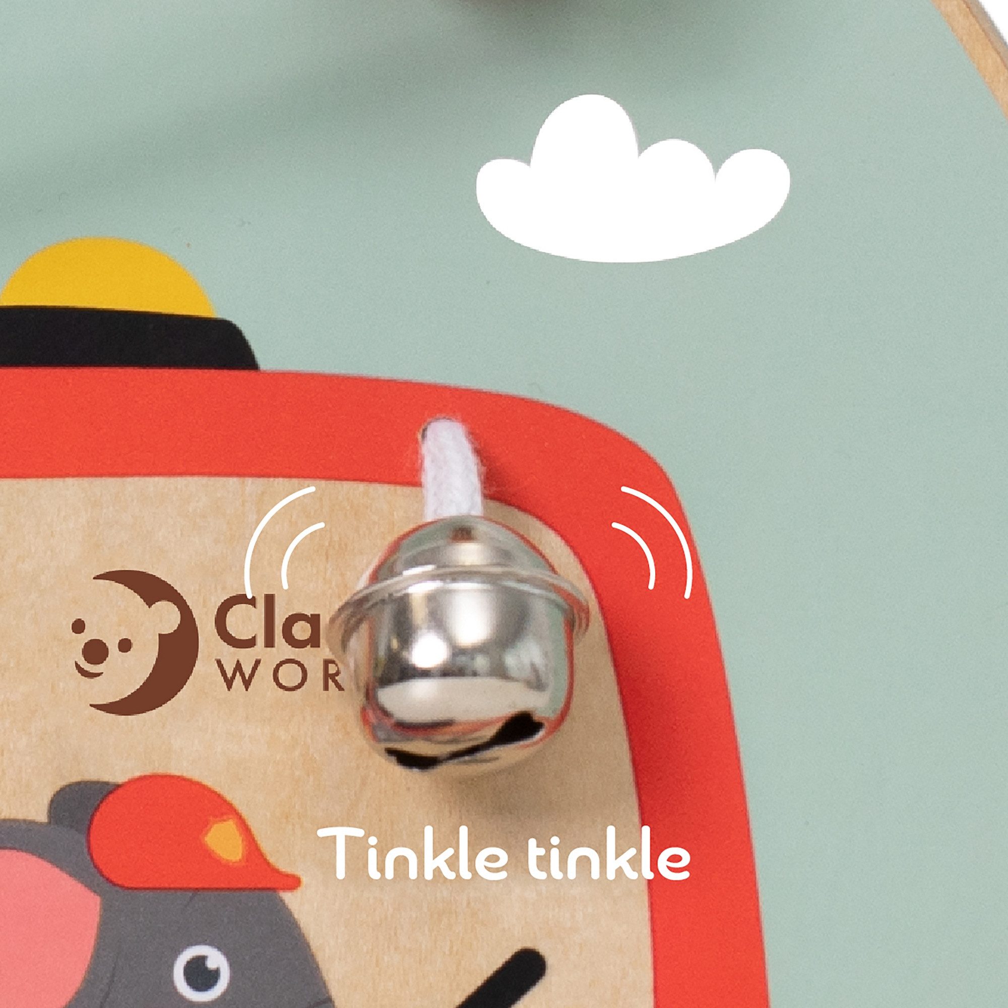 Classic World Motorikbrett Classic World - Aktivitätsbrett Feuerwehr - 29x24,5x6,6cm +12M, aus Holz