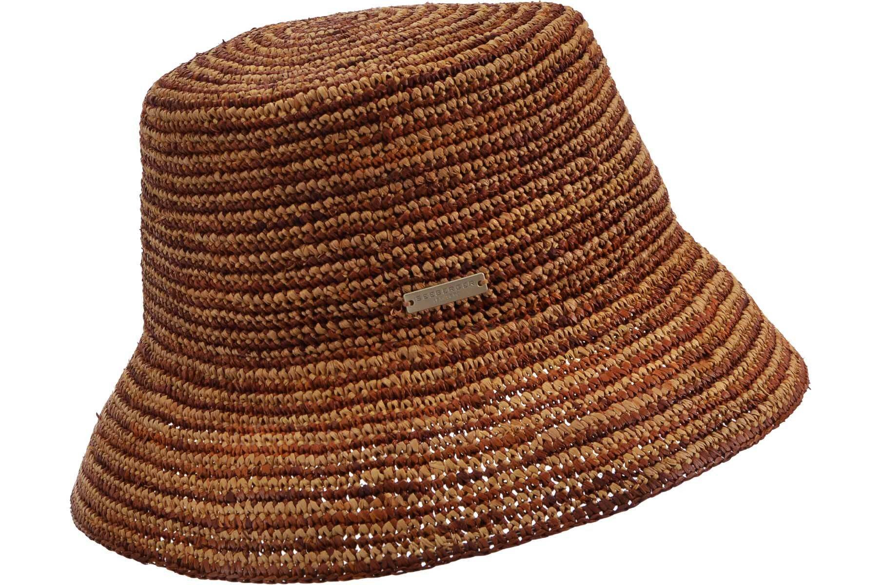 Seeberger Fischerhut Raffiastroh Fischerhut gestreift 55339-0 günstig online kaufen