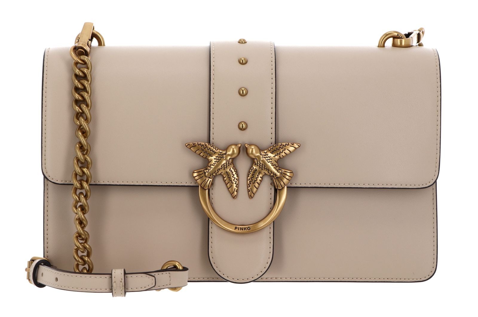 PINKO Umhängetasche Classic ST. CL., aus echtem Rindsleder