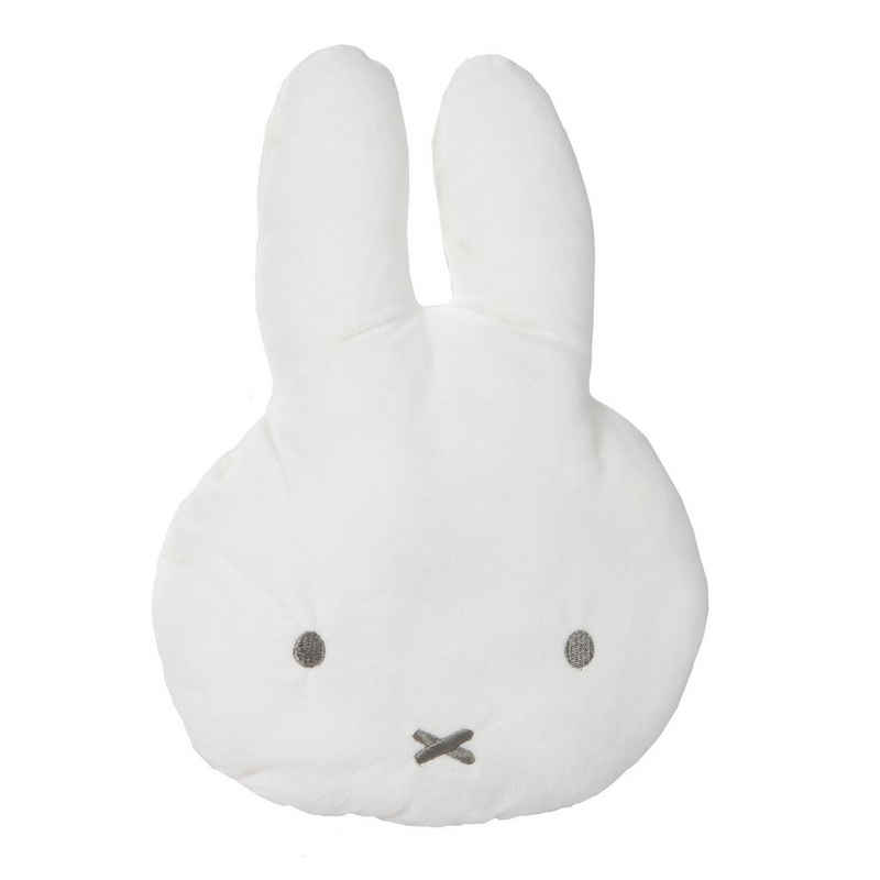 roba® Dekokissen miffy®, für Baby-/ Kinderzimmer, Kuschelkissen aus Coral-Fleece