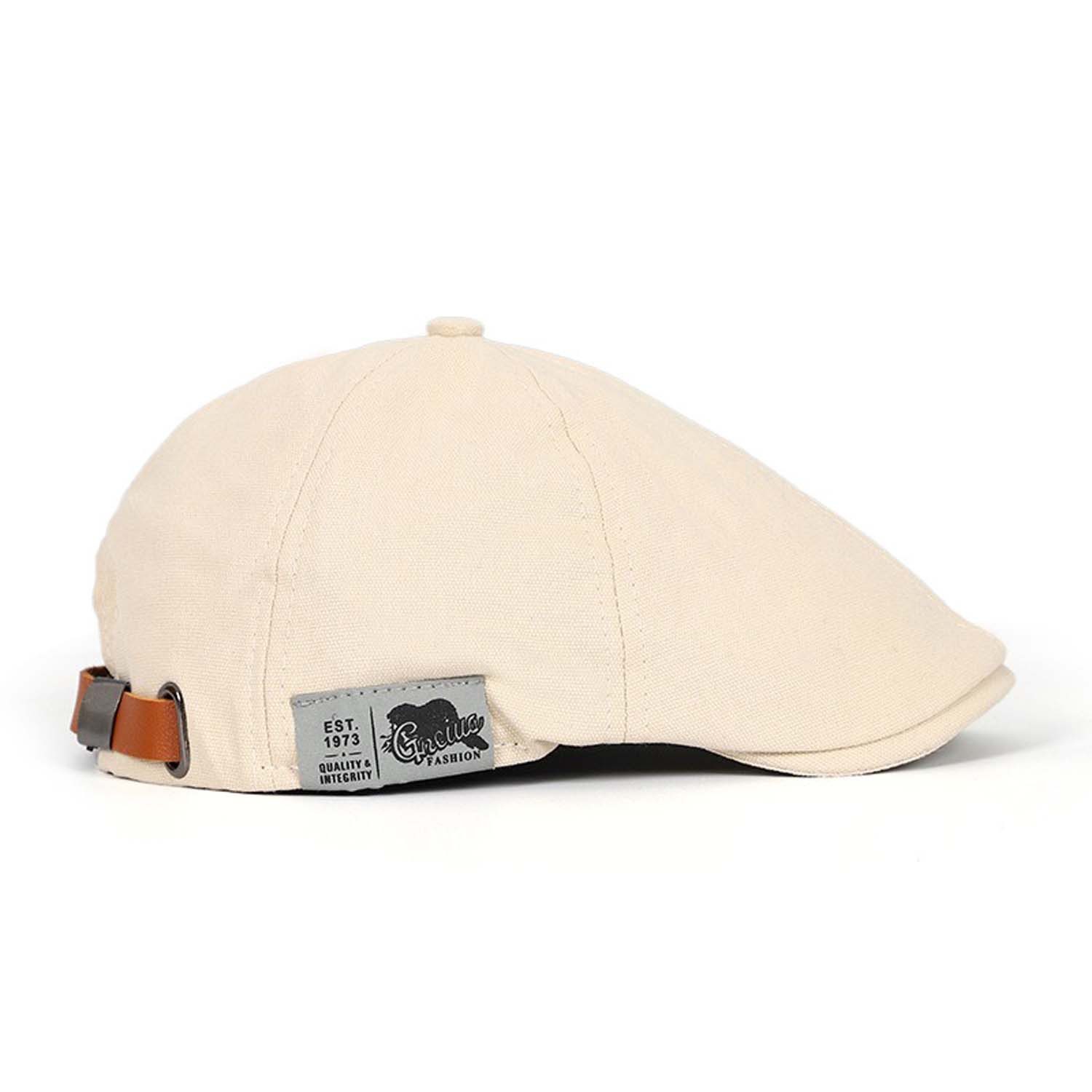 Oemmn Flat Cap Unisex Schiebermütze mit Shirm Feldmütze, Gatsby Cap