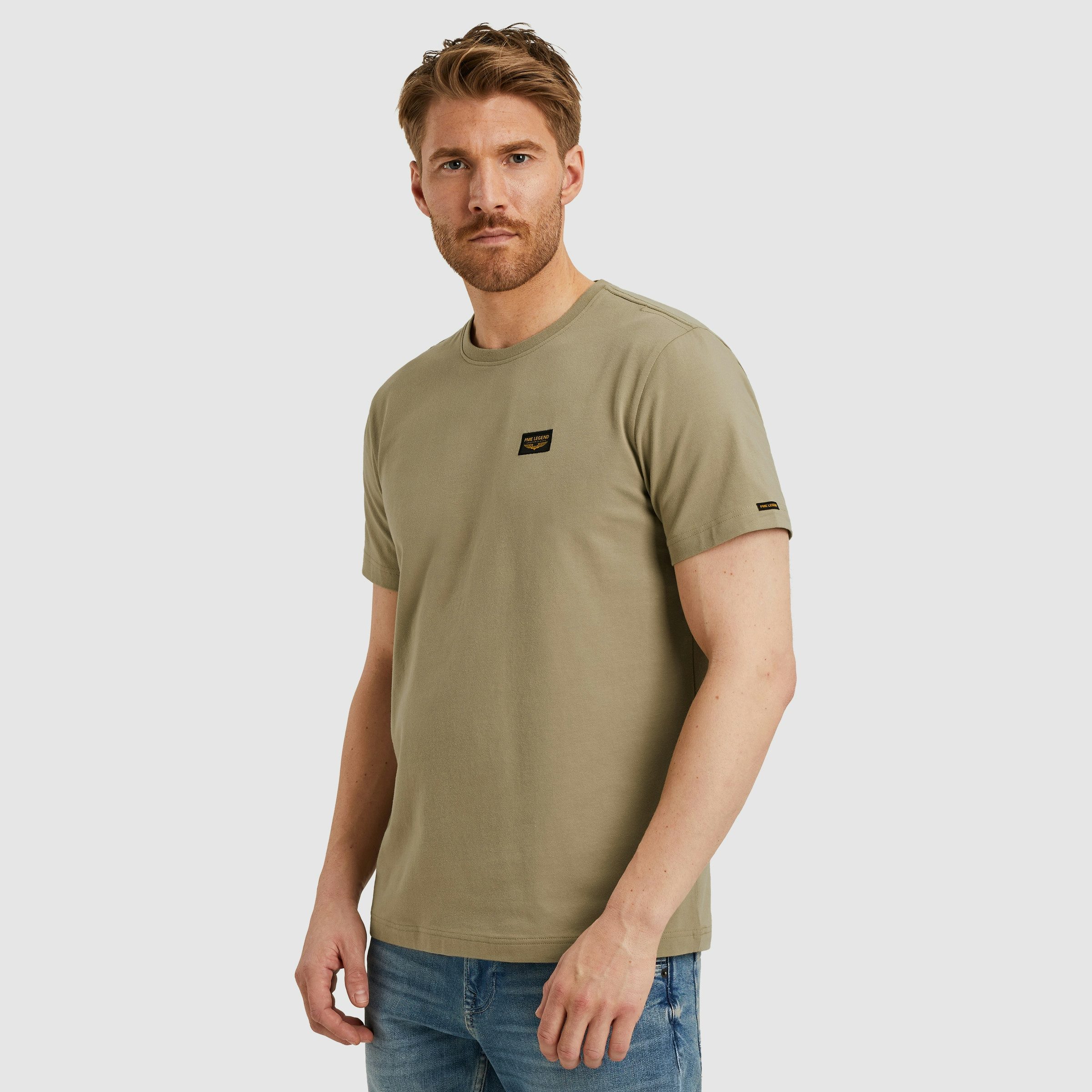 PME Legend Herren Rundhals T-Shirt GUYVER - Regular Fit günstig online kaufen