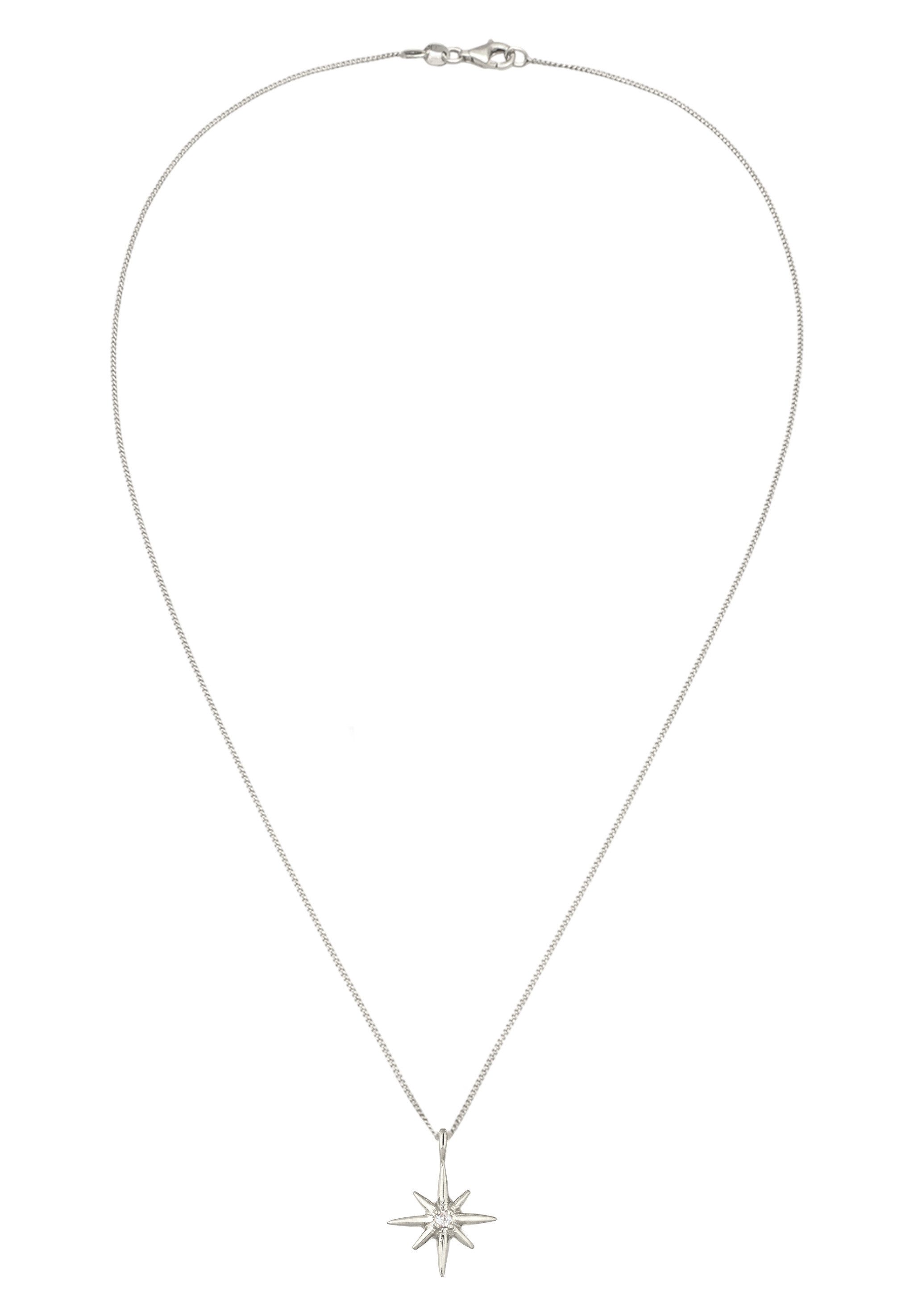 Elli DIAMONDS Kette mit Anhänger Stern mit Laborgezüchteten Diamant (0.035 günstig online kaufen