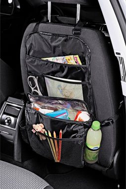 Hama Auto-Rückenlehnentasche Automotive Organizer mit Iso-Fach, Schwarz Auto-Organizer