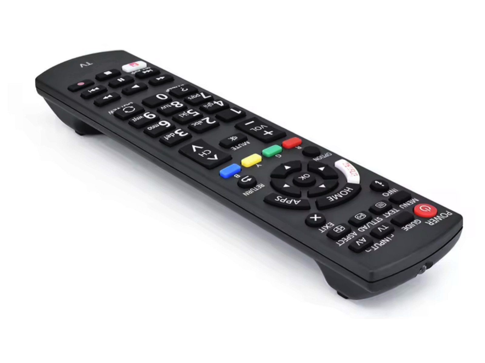 azurano Ersatz für PANASONIC N2QAYB001133, N2QAYB001109, N2QAYB001009, Universal-Smart-TV-Fernbedienung (Ersetzt auch N2QAYB001009, N2QAYB001115, N2QAYB001178)