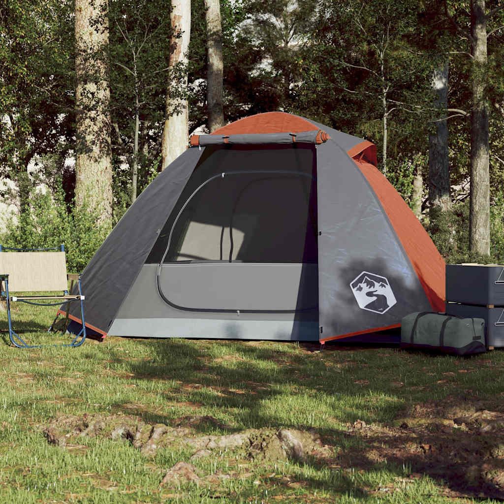 vidaXL Kuppelzelt Kuppel-Campingzelt 2 Personen Orange günstig online kaufen