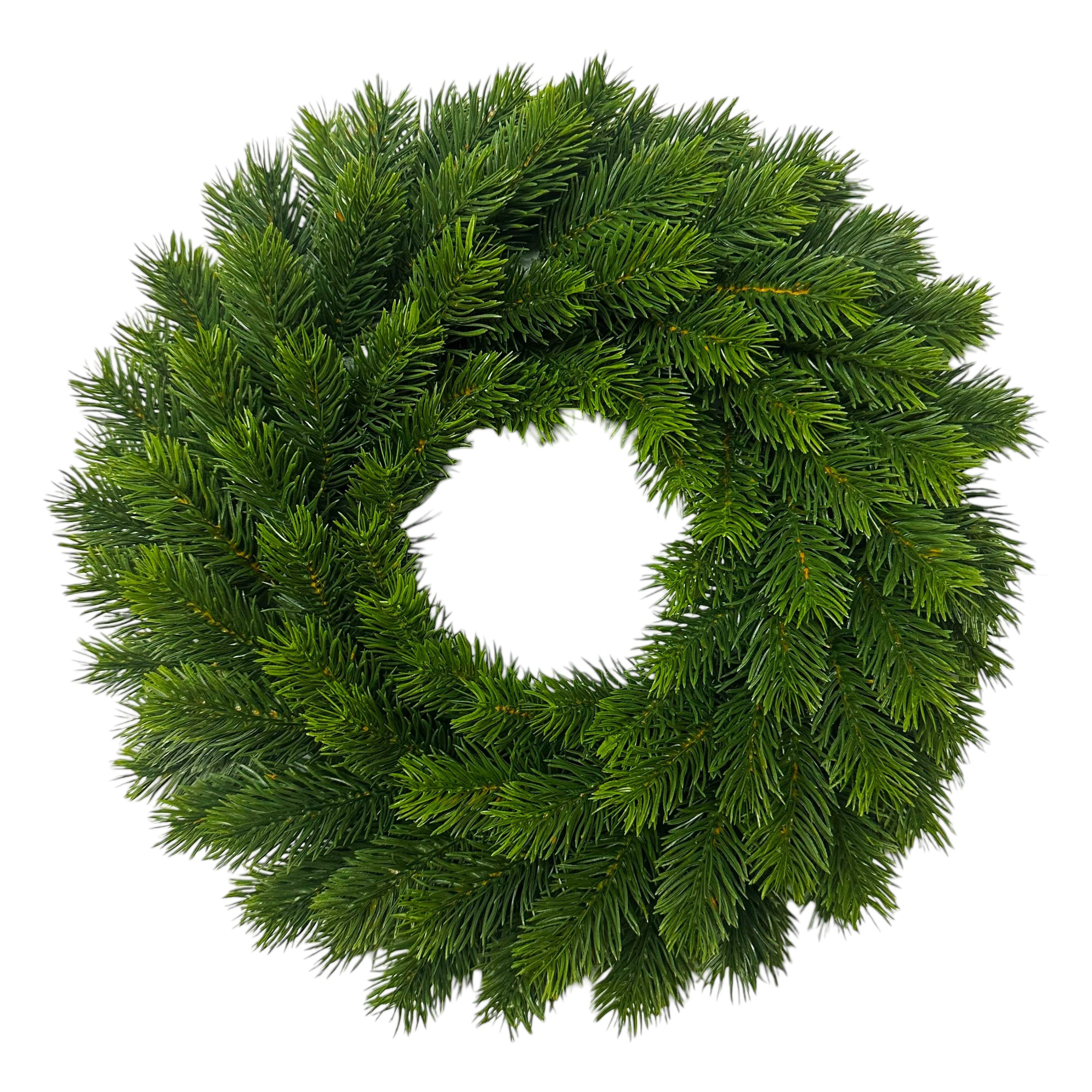 Kunstkranz Künstlicher Tannenkranz Ø 40cm. Adventskranz Weihnachtskranz Tür günstig online kaufen