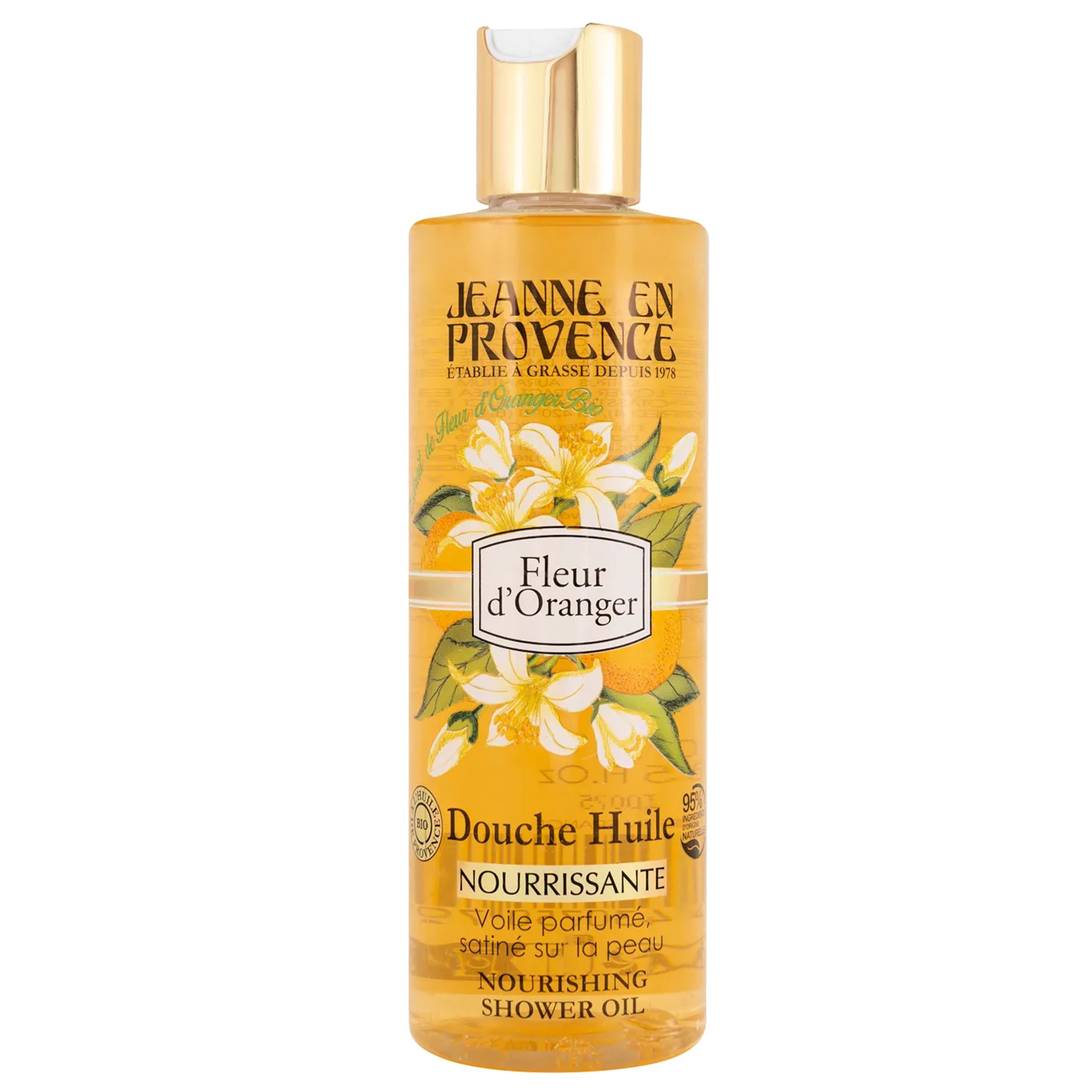 Jeanne En Provence Duschgel Jeanne en Provence nährendes Duschöl, Orangenblüte 250 ml
