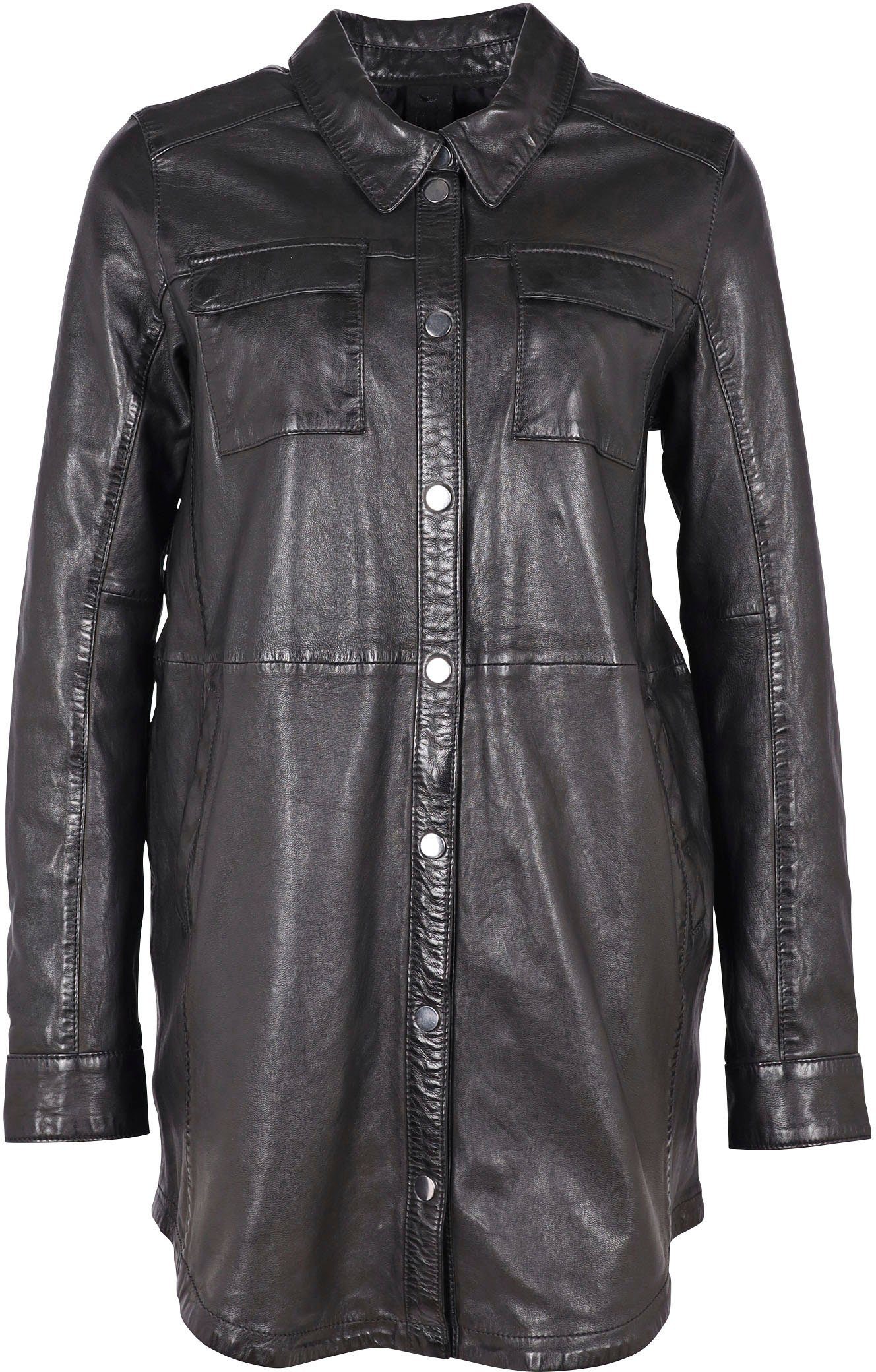 Gipsy Lederjacke black Miha