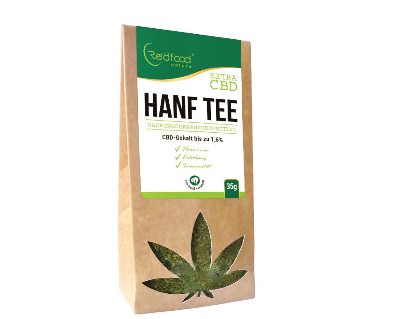 Redfood CBD Hanftee Pulver, 1 er 1,00 St., 35 g