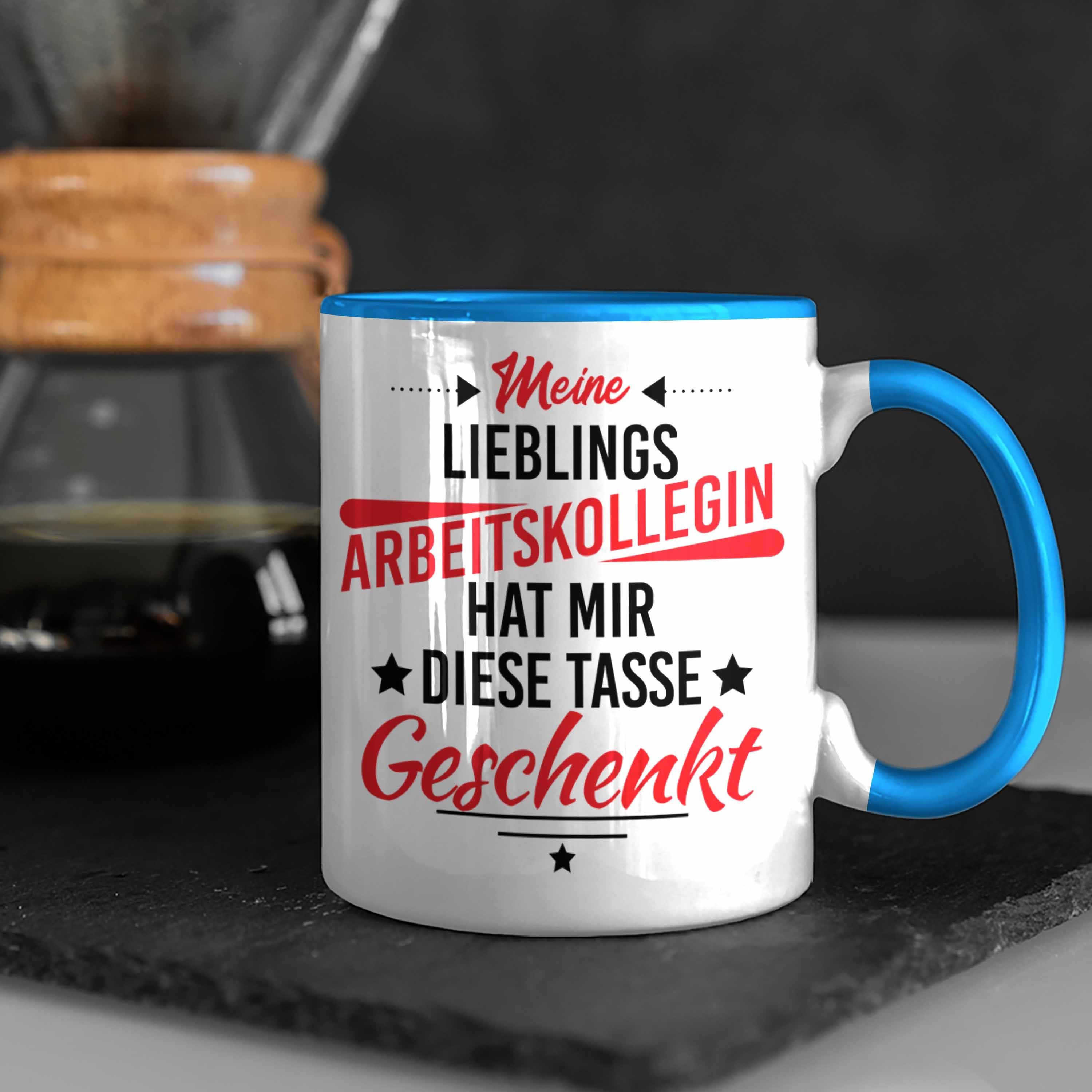 Trendation Tasse Trendation - Bester Kollege Tasse Geschenk Lieblingskollege mit Spruch