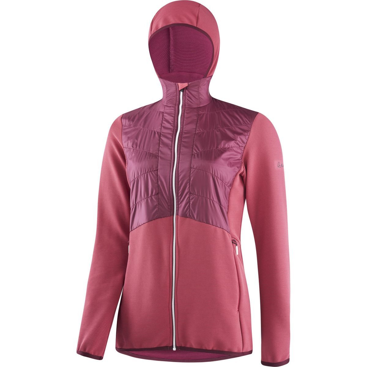 Löffler Skijacke Women Hooded Hybridjacket Lizzy PL Active Diese Jacke wurde für Langlauf, Skitouren oder Winterwanderungen