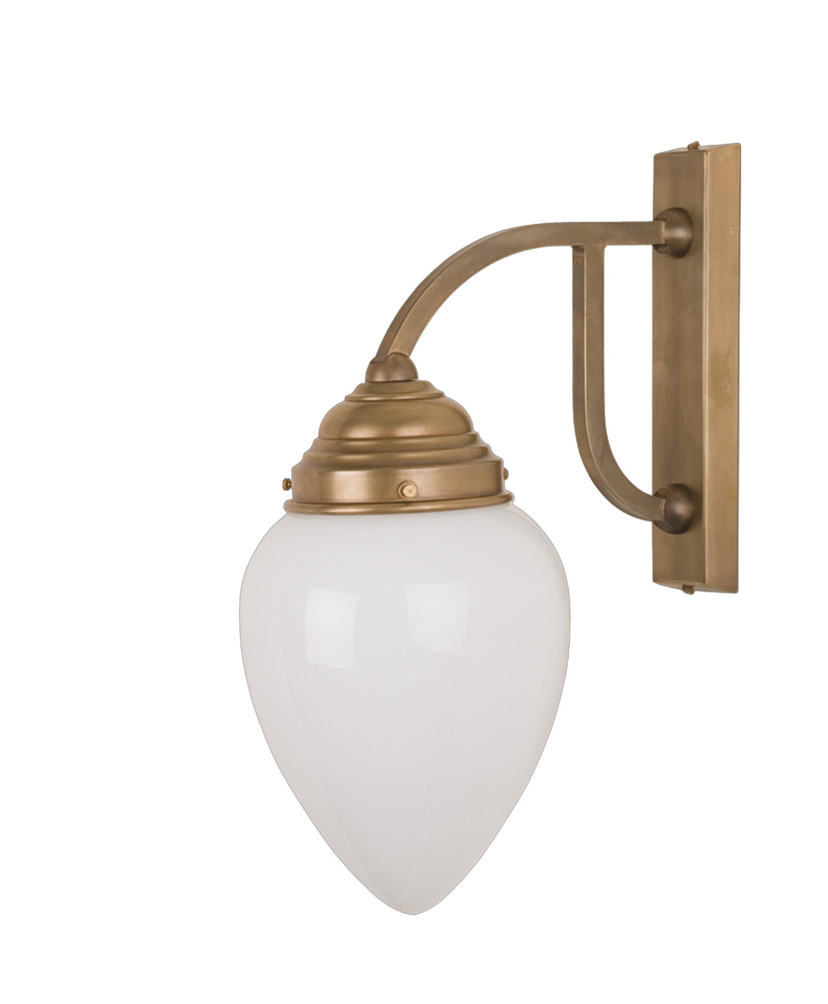 Berliner Messinglampen Wandleuchte A76-123op-B, ohne Leuchtmittel