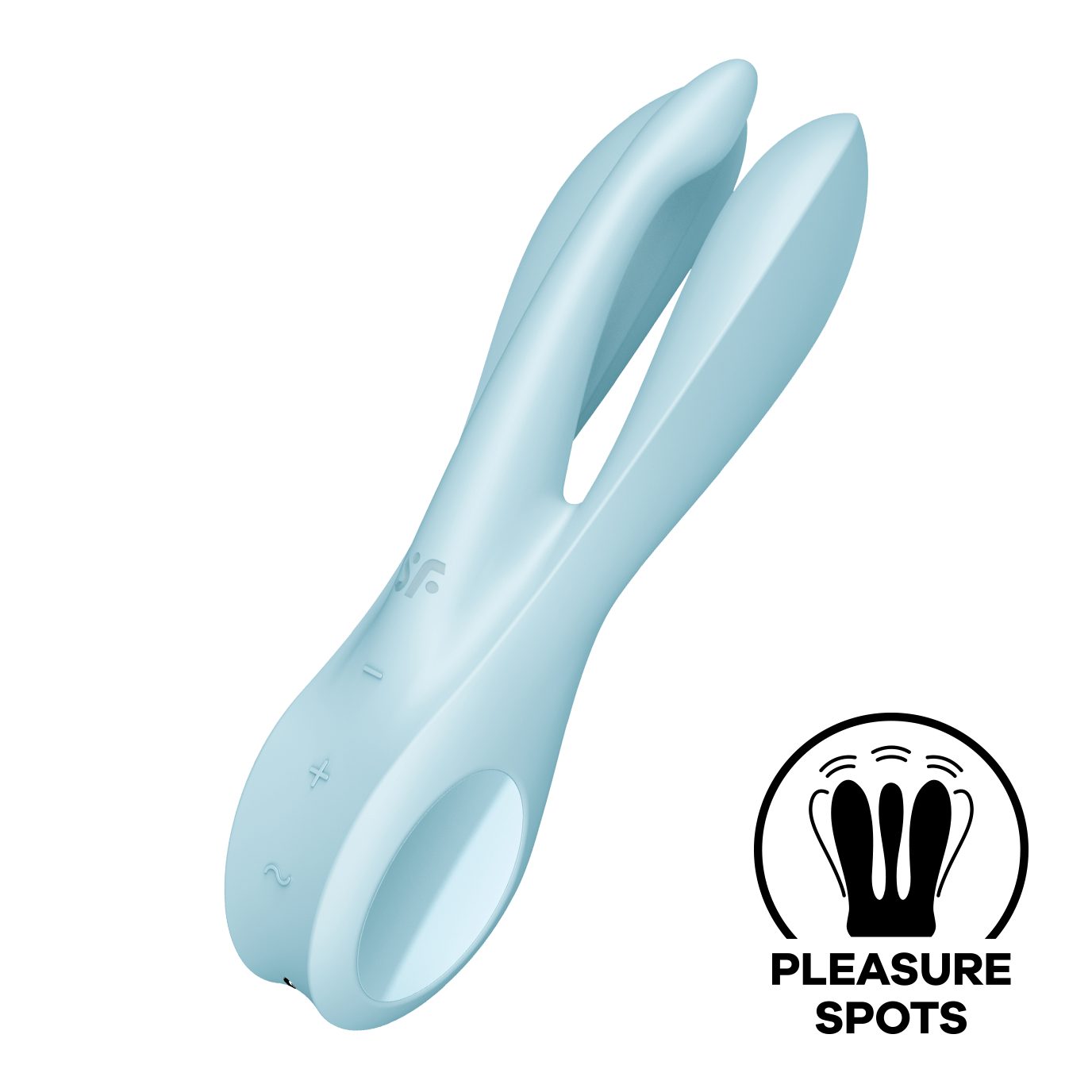 Motoren, Satisfyer 14cm, blau Auflege-Vibrator Satisfyer (1-tlg) "Threesome wasserdicht, 3 Auflegevibrator, 1",