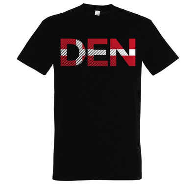 Youth Designz T-Shirt Dänemark mit Trendigem Frontdruck