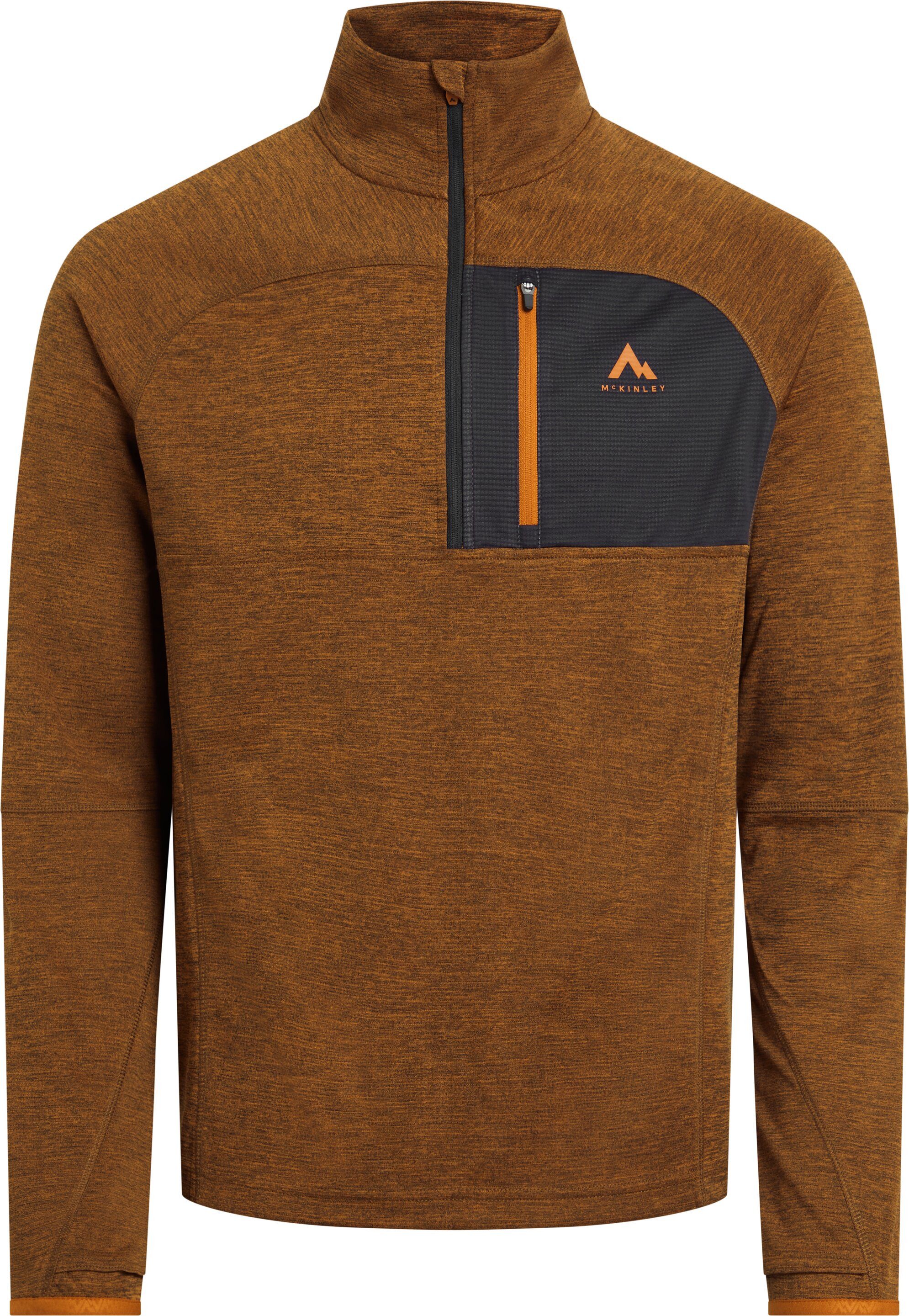 McKINLEY Rollkragenshirt He.-Langarmshirt Tampo II M MELANGE/BROWN