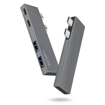 LogiLink Laptop-Dockingstation USB 3.2 (Gen2x2) Dockingstation, 4-Port, PD, USB-C® Power Delivery