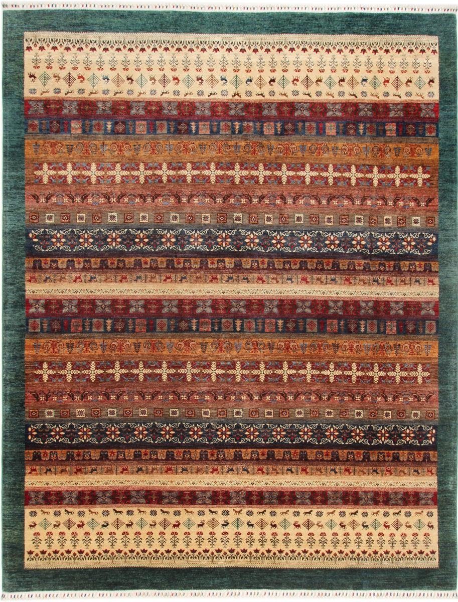 Orientteppich Arijana Shaal 247x315 Handgeknüpfter Orientteppich, Nain Trading, rechteckig, Höhe: 5 mm
