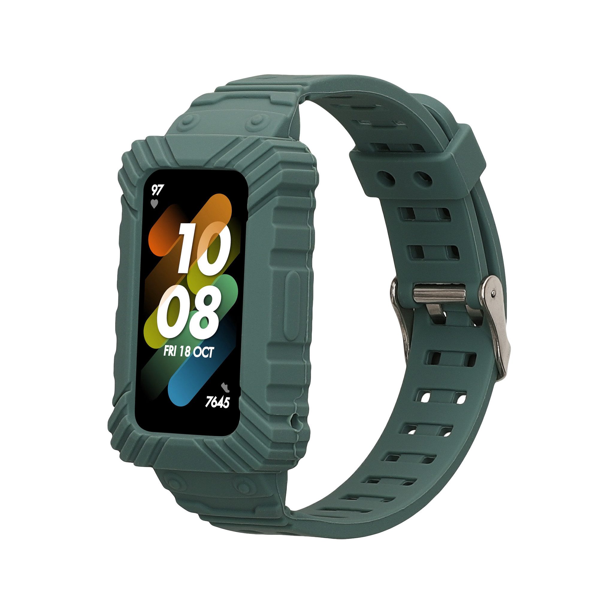 kwmobile Sportarmband für Huawei Band 9 / Band 8 7 6 Pro / Honor Band 7 6 Smartwatch, 1-tlg., Armband TPU Silikon Fitnesstracker