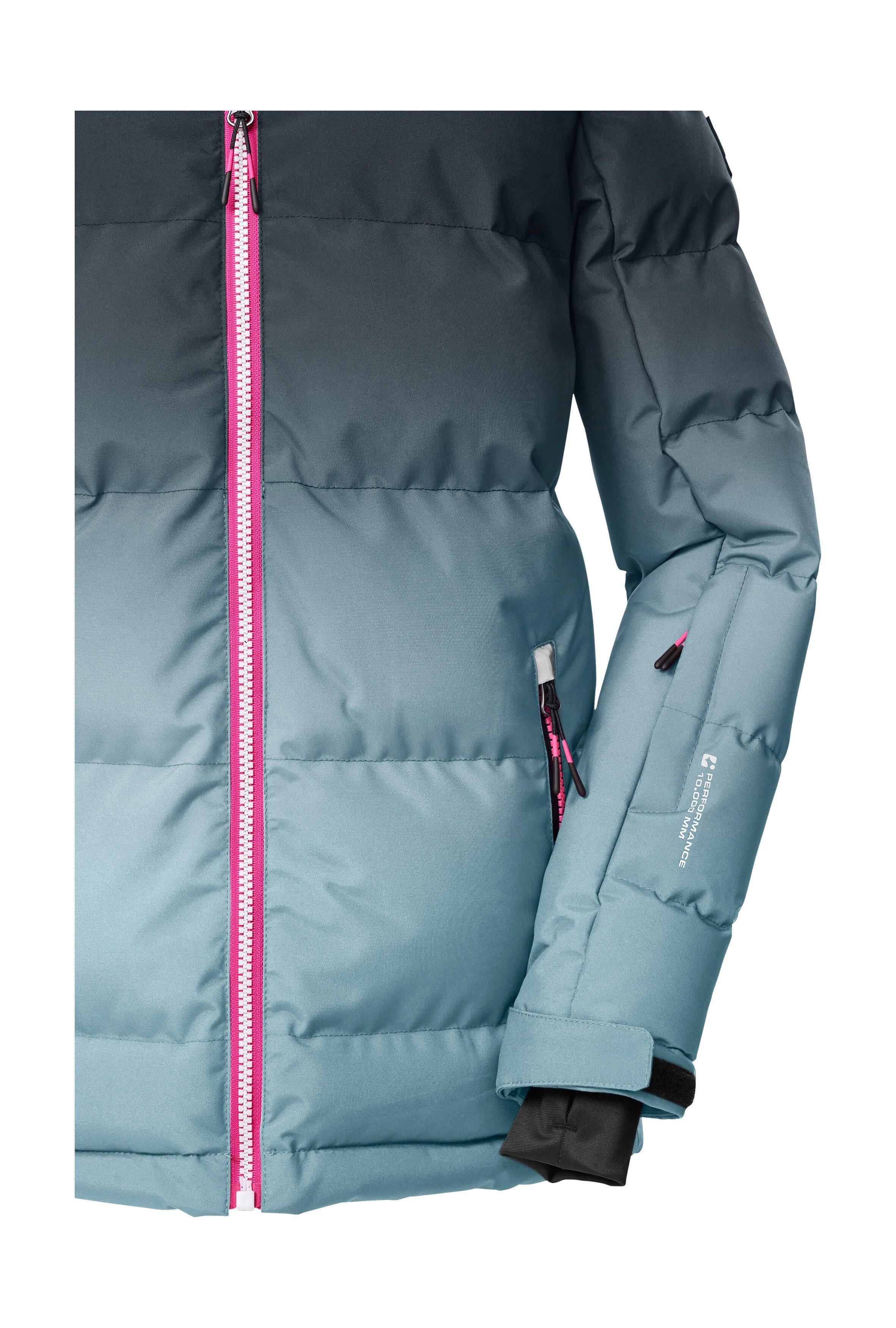 Killtec Skijacke KSW 330 GRLS SKI QLTD JCKT Wasserabweisende Winterjacke, atmungsaktiv, verstellbare Kapuze – Bild 4 von 5