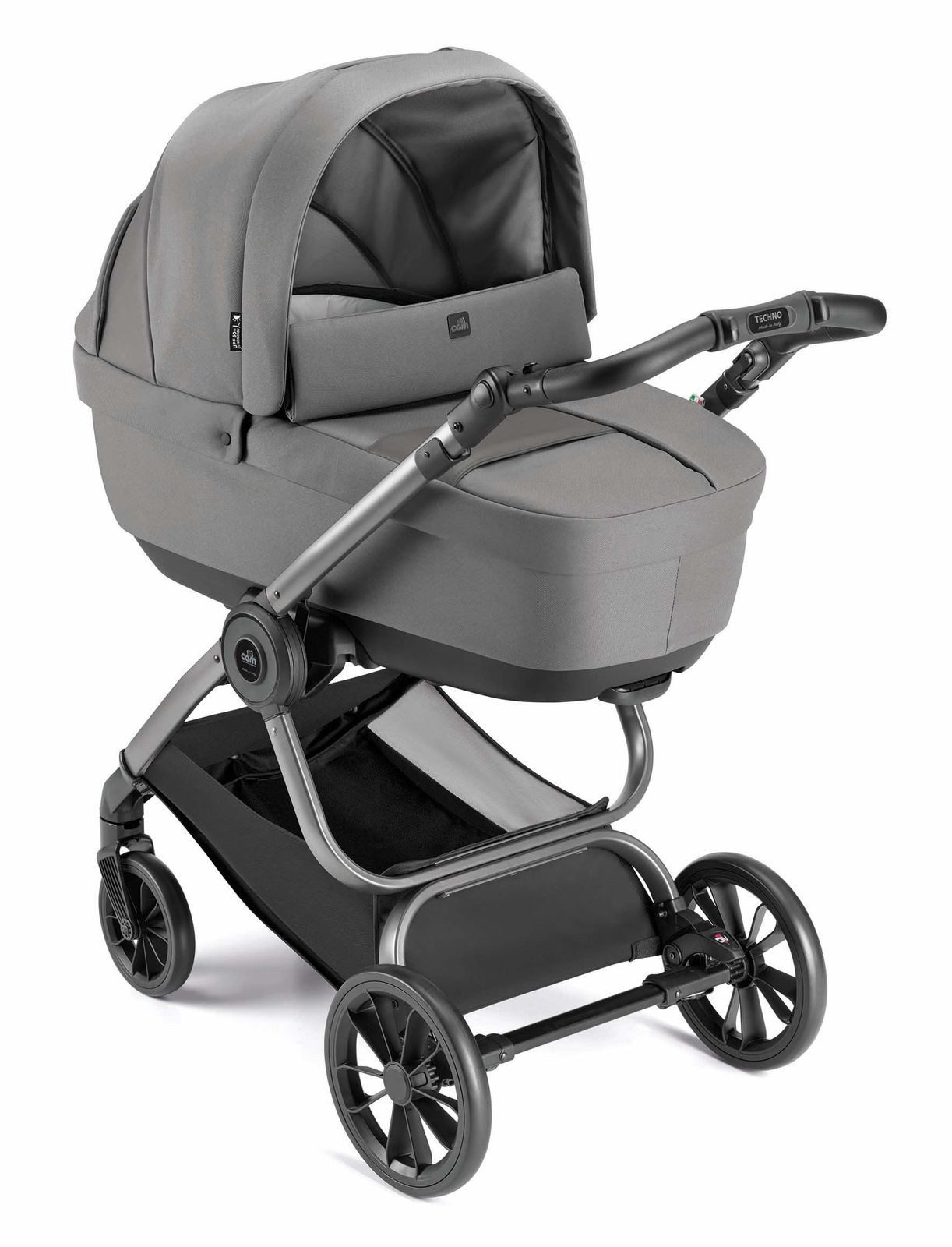 Kombi-Kinderwagen CAM Kombi Techno Babila 2in1, klappbar